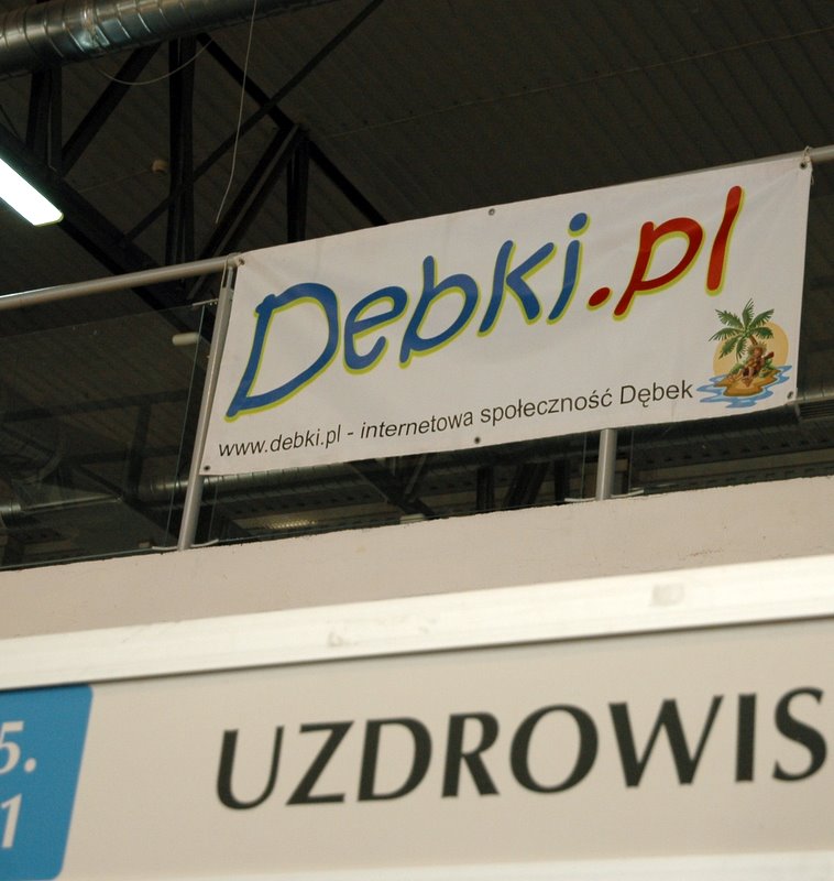 Dębki banner na targach